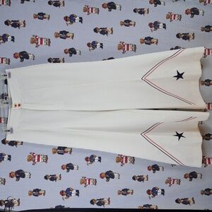 Vintage 70s Orvieto Women's polyester high-waisted bellbottom pants slacks